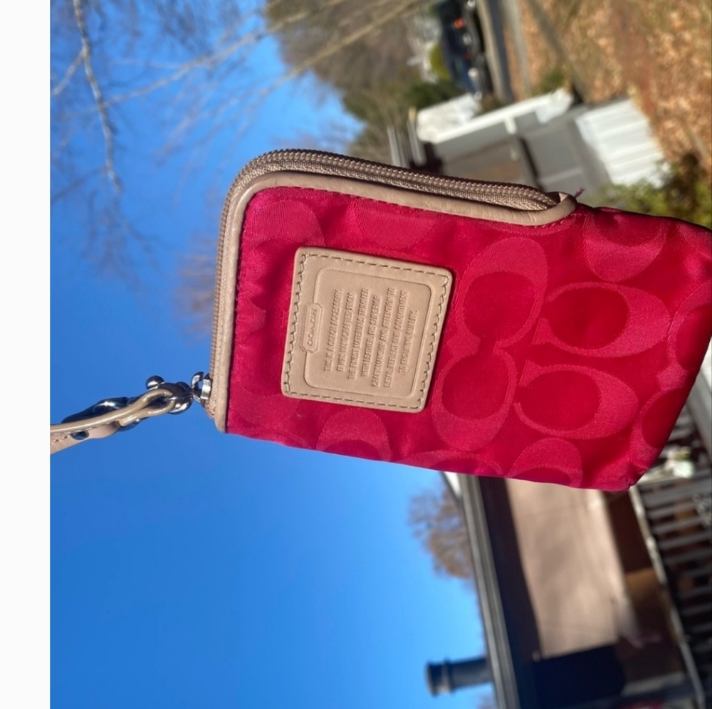 COACH wristlet